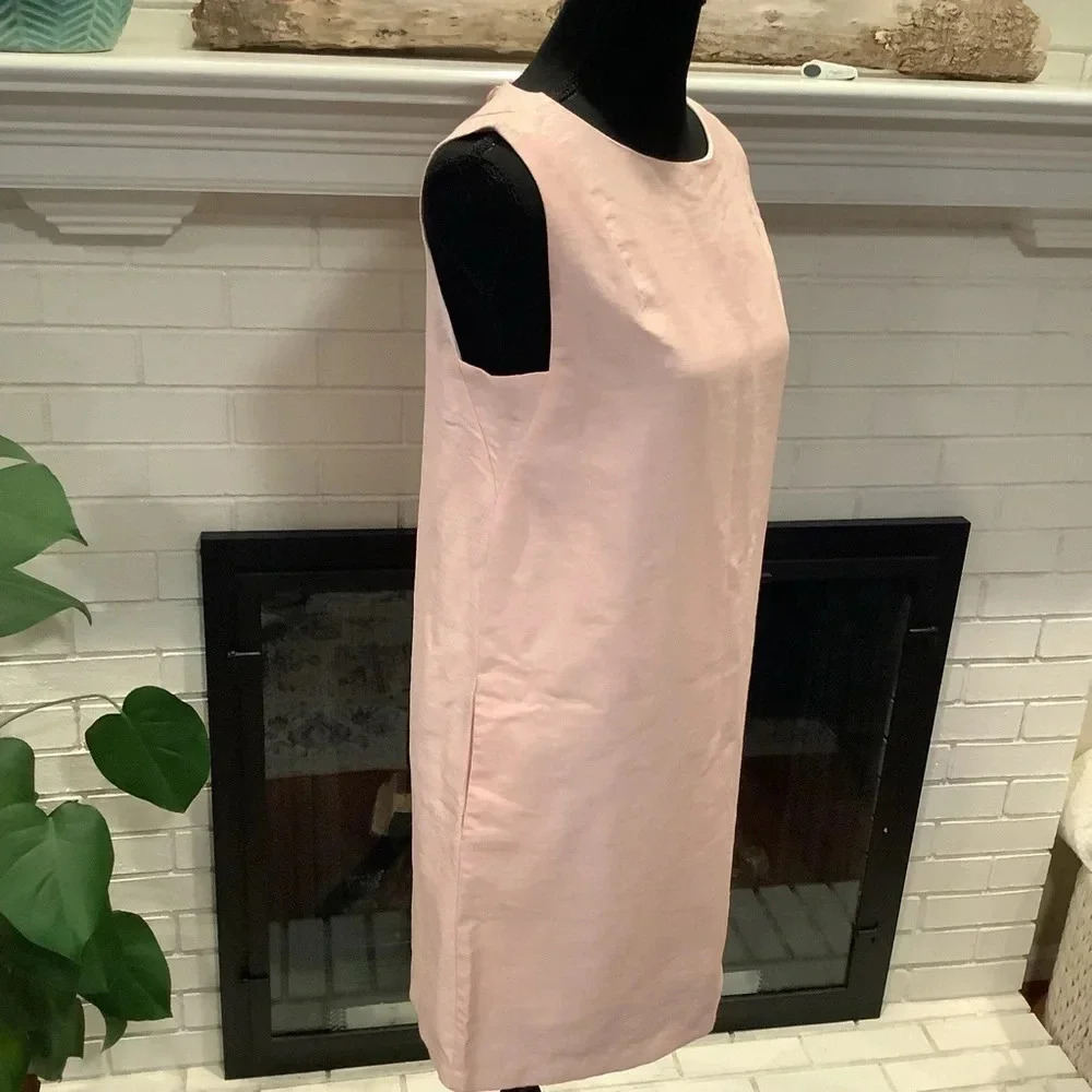 #5 Gorgeous HYPR Pink Shimmer Slip Dress Size Medium - Picture 10 of 12